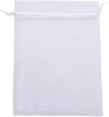 DAHI 25 x 35 cm, 30 saquitos de organza, para rellenar, para joyas, bodas, bolsas de organza (25 x 35 cm/30 unidades)