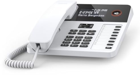Gigaset Desk 600 Analog Telephone Caller Id White, S30350-H224-B102