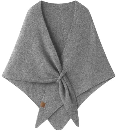 Generisch Dreieck Schal Damen Winter Herbst Strick Warm Pashmina Schal Kaschmir Bequem Weich Umschlagtücher Für Frauen Stola Strick Elegant Wraps Elegante Dreieckstuch Überwurf
