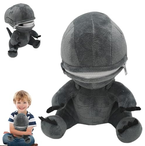Personnage de Film en Peluche Xenomorph, Peluche Alien Xenomorph Zippermouth, Jouet en Pelu-Che XE-nomorph, Jouets en Pelu-Che Extraterrestre Douce, P-eluche XE-nomorph, pour Les Fans Présents