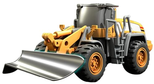 KTUXZCI Veicoli da ingegneria, piccoli giocattoli da costruzione, veicoli giocattolo per bambini, camion resistenti, divertenti esperienze di apprendimento, da costruzione, Spazzaneve