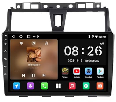 Carplay-Skärm för Toyota Land Cruiser 200 2015-2018 Röststyrning, Gps-Navigering, Med Kamera, Dashcam, Wifi, Bluetooth Bilradio Stereo Gps Navi, 4 Kärna 1G＋32G