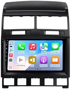 Carplay-Skärm för Volkswagen Touareg I 1 GP 2002-2010 Röststyrning, Gps-Navigering, Med Kamera, Dashcam, Wifi, Bluetooth Bilradio Stereo Gps Navi, 8 Kärna 8G＋256G