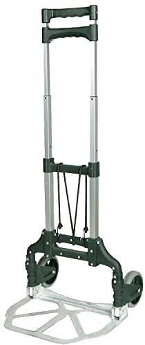 MAURER Carrello alluminio richiudibile ruote gomma max 60 Kg cm 39 X 28 X H. 101