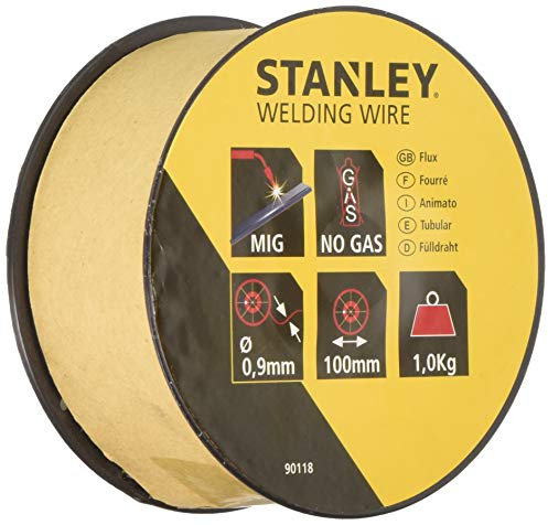 STANLEY 460628 Bobine fil acier pour soudure MIG/MAG sans gaz - O 0,9 mm - 0,9 kg