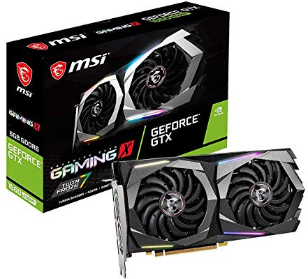 MSI Gaming GeForce GTX 1660 Super 192-bit HDMI/DP 6GB GDRR6 HDCP Support DirectX 12 Dual Fan VR Ready OC Graphics Card (GTX 1660 Super Gaming X)