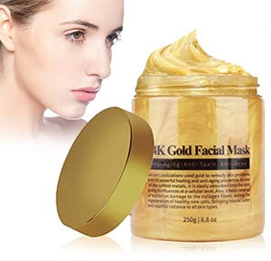Peeling Maske, 24K Peel Off Maske, Whitening Kollagenmaske, Straffende Wirkung For Reinigungsmasken & Peelings Anti Falten Maske, 200G