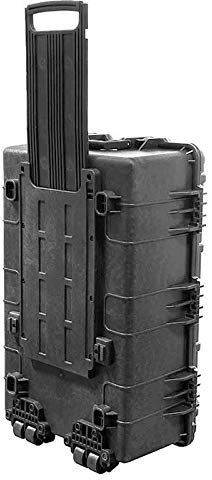 METTLE wasserdichter XXL-Studio-Trolley Schutzkoffer Flightcase Fotokoffer Transportkoffer Outdoor-Koffer