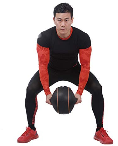 Medizinbälle Binauraler Gummi-Medizin-Kugel, Home Gym Core Training Aerobic Elastic Fitness Ball, 3kg / 4kg / 5kg / 6kg / 8kg / 10kg (Size : 3kg/6.6lb)
