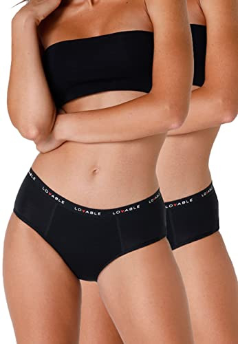 Lovable Slip Culotte da Ciclo Mestruale Flusso Abbondante Period Panties Bi-pack Donna x2
