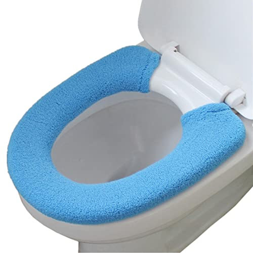 Volicph WC-Sitzbezug Universal Waschbar Toilettensitzabdeckung Wärmer WC Sitzbezüge Badezimmer weiche Toilettensitzbezug Wc Toilettensitz Wärmer Pad