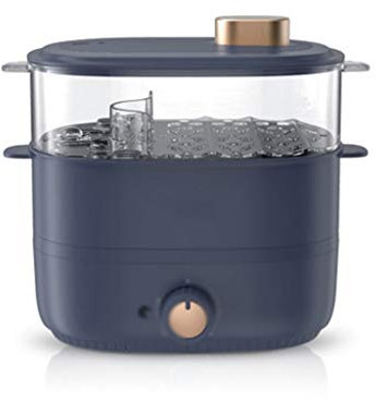 OQHAIR Vaporera Multifuncional para el hogar, Doble Capa, Gran Capacidad, tamaño pequeño, para cocinar Huevos, vaporera de Cocina