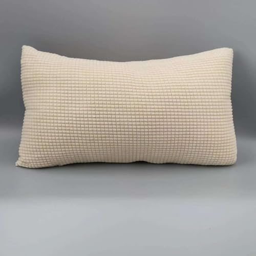 Sofa Kissenbezug 50x70 40x70 2er Set Samt Kissenbezüge 40x60, Zierkissenbezug Dekokissen Sofakissen Mit Reißverschluss 60x80 Kissenhülle Dekorative Zierkissenbezüge Kissen Bezug ( Color : Beige , Size