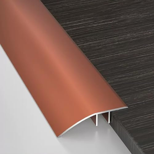 Übergangsprofil Aluminium Rampe Fußböden Abdeckleisten, Höhe Weniger Als 18mm, Laminat Zu-Fliesen Übergangsschienen Bodenübergangsstreifen, Rutschfest (Size : Red)
