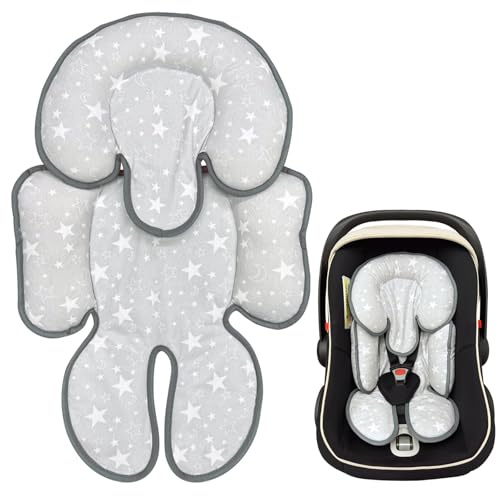 Baby Car Seat Head Body Support Cushion ,Newborn Infant Car Seat Insert