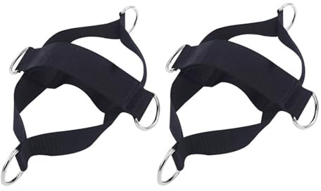 Ywmsfl 1 par de accesorios de fitness, correa de tobillo, banda de resistencia para el pie, correa de tobillo, soporte deportivo para tobillo