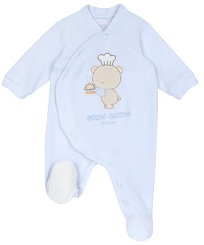 Chicco Tutina Bimbo 0-24 in Calda e Morbida Ciniglia con Comoda Apertura Frontale FW25 253_2