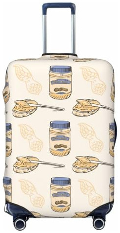 Peanuts Reisegepäckhüllen – Elastische Kofferabdeckungen Schutz für Gepäck 45,7 - 81,3 cm, Schwarz, Large