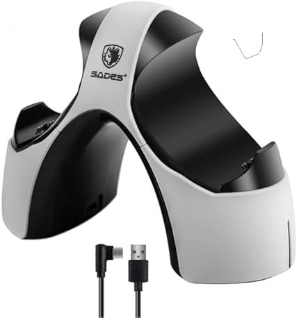 BX PS5 Dual Charging Dock PS5 Charging Station, Controller Dual Sense Charger Docking Dual USB Fast Charging Docking Station Accessories for Sony PS5 Playstation 5 Controller