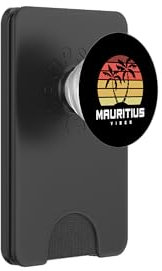 Mauritius Vibes Retro 70s Mauritian Beach Souvenir PopSockets PopWallet for MagSafe