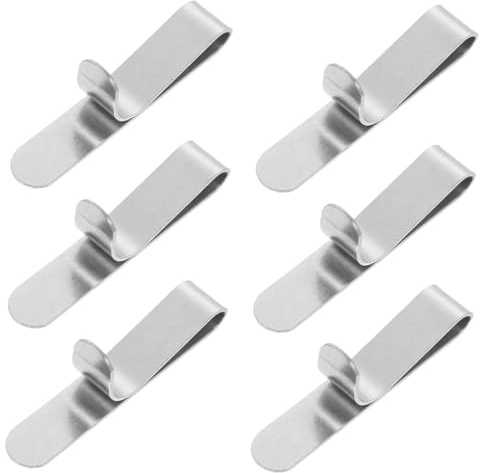 STOBAZA 6 -pcs -kuchenformen Clips Edelstahl -befestigungsklammern Für Dessertringe Kuchen Backformen Kuchenringe Schnallen Backkuchen Ringlieferungen Dessert Ringklammern