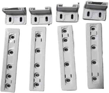 YHNNH 1Set For Fridge Door Slide Rail Mounting Kit Refrigerator Door Sliding Guide Integrated Cupboard Built In Kit