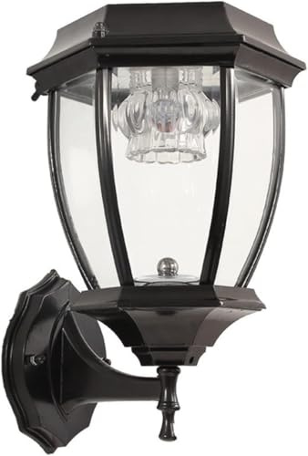DX26TS Europea Leggera Nera Moderna Solare Lampada Professionale da Parete in Metallo Impermeabile per Esterno luci murali Luminosa a LED murale,