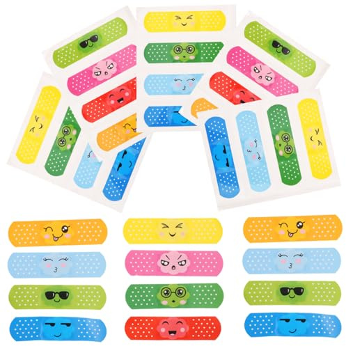 WEKADRIN 40piezas Curita de Dibujos Animados Vendas Adhesivas para Heridas Tira Portátil para Uso Diario Suministros de Viaje Unidades Adhesivo Infantil