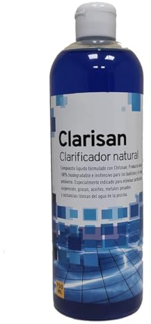 Ion Pure Clarisan Clarificador Natural Líquido para Piscinas y Spas, Elimina Metales y Residuos, 750 ml