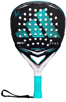 Pala de pádel adidas Arrow Hit Light ARI Sanchez, roja, Forma Diamante, Goma eva Soft Performance, Fibra ASC