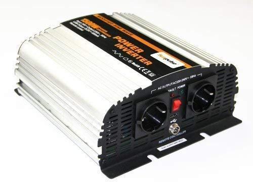 SOLARTRONICS NS1500 Spannungswandler 24V 230V modifizierter Sinus 1500W/3000W Wechselrichter 24V auf 230V Stromwandler mit USB-A Anschluss und AC Steckdose Solar Inverter Umwandler