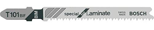 Bosch Accessories 2608636431 Stichsägeblatt T 101 BIF Special for Laminate, 5er-Pack 5St.