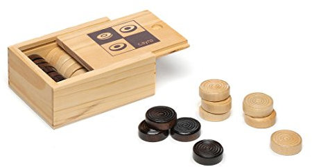 Cayro – Dame-Spiel aus Holz – Steine ​​zum Spielen von Dame – Brettspiel für Kinder und Erwachsene – klassisches und traditionelles Spiel – Spaß für die ganze Familie