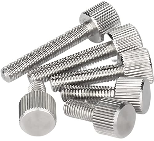 M3x10mm Rändelschrauben 12 Stück Edelstahl (M3 x 10 mm)