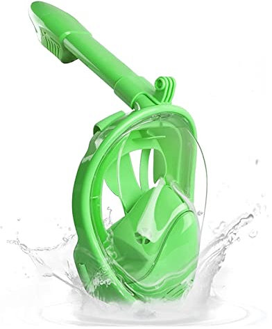 GeRRiT Snorkelmask för barn, snorkling dykmask för barn, simträning, helansiktsmask dykutrustning