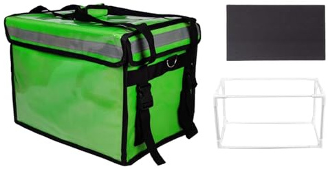 MagiDeal Takeaway Delivery Thermal Bag Insulated for Hot and Cold Meal, Grocery, Cool Bag for Delivery, Home, Outdoor, 48L