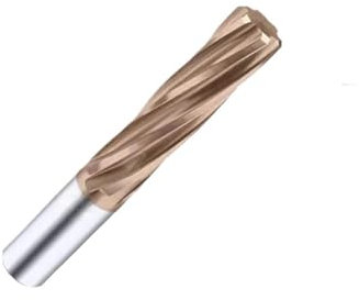 Spiralschlitz-Reibahle aus Hartmetall, Durchmesser 1–12 mm, H7-Maschine, 6 Nuten, beschichtet, Reibahle, Bohrer, 1 Stück(1.3mm)