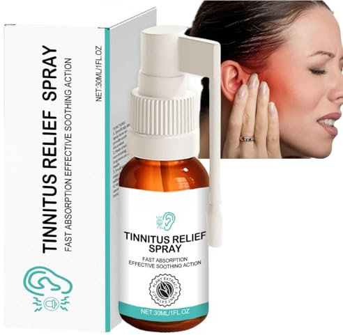 Medilisk Tinnitus Relief Spray,Ear Tinnitus Sprays,Tinnitus Relief for Ringing Ears,Ear Drops for Tinnitus,Ear Ringing Relieving S/Pray,Ear Ringing Treatment Oil,Ear Noise S/Pray,Tinnitus Re/LIEF