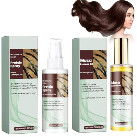 Grgowe 2Pc Aceite Esencial Para El Cabello Reparador,Aceite De Tratamiento Capilar Con Colágeno,Cuidado Del Cabello Con Colágeno,Colágeno Reparador,Mejora El Encrespamiento y La Sequedad (A)