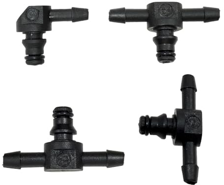 LEIBOCHAO Connecteur Retour Gasoil Injecteur 4 Pièces Pour Common Rail Série, Tuyau De Retour Diesel