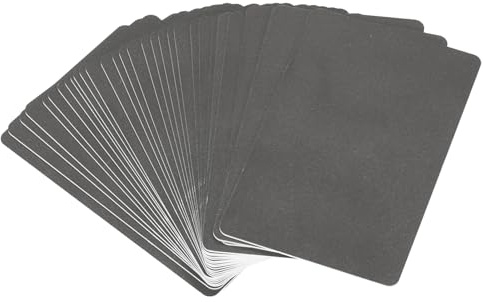 PATIKIL Leere PVC-Karten, 30er-Pack Inkjet-Plastik-ID-Karte CR80 30 MIL Weiße bedruckbare Visitenkarten, wasserdichter beidseitiger Druck für Foto-ID-Badge Inkjet-Drucker Matt, Braun