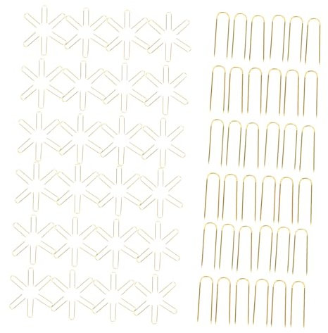 Housoutil 100piezas Agujas para Patchwork Curvas Largas U Tipo Accesorios de Costura Mano para Proyectos de Manualidades y Tejido Delicado