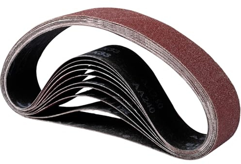 STEBRUAM 10 st slipband 50 x 686 mm (60/80/100/120/240) blandat rutnät
