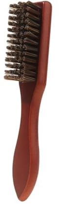 HONITANO Vintage Bartbürste Klein Aus Nylon Mit Ölkopf Für Geschmeidiges Haar Bartpflege Und Friseursalon Zubehör