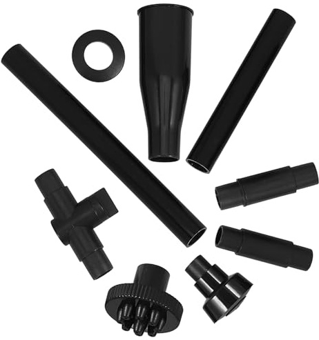 NUOBESTY Kit Ugelli Fontane da Stagno 9 Pezzi Testine di Spruzzo per Piscine e Accessori per Pompe Fontana Esterna per Acquario e Giardino