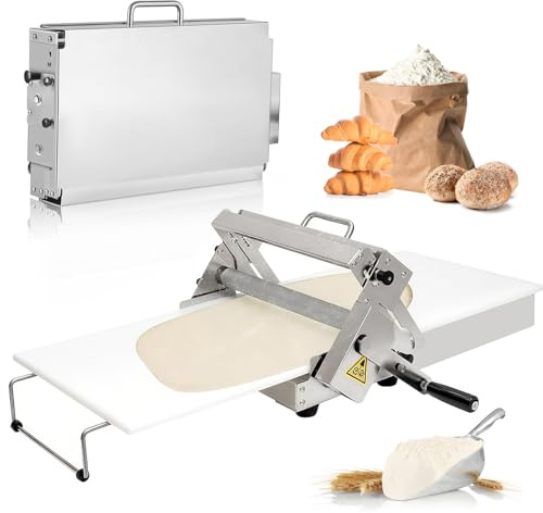 Professionell Hopfällbar Degpress På 83x49cm/103x58cm, Manuell Degpress i Rostfritt Stål: öka Effektiviteten Vid Croissanttillverkning, Hemmakök och Små Bagerier - Stabil och Hållbar! 103x58cm
