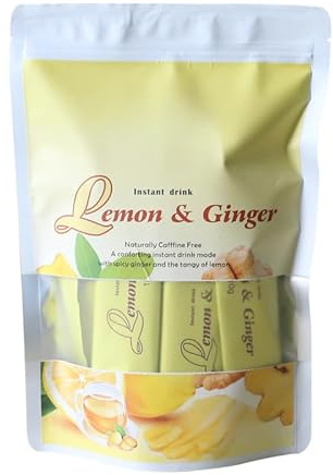 Cristalli di limone, zenzero e miele biologici naturali | Bevanda istantanea calda o fredda, facile da preparare, rinfresca e favorisce il benessere digestivo.