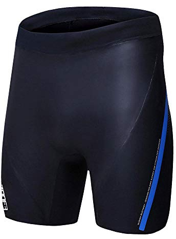 Zone3 Neoprene Buoyancy Shorts 'Originals' 5/3mm (Black/Blue, Large)
