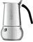 Bialetti Kitty Kaffeemaschine für 2 Tassen, 95 ml, nicht für Induktionsherde geeignet, hervorragendes Design, Edelstahl