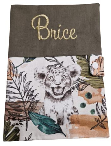 protège carnet de santé personnalisé(Broderie)